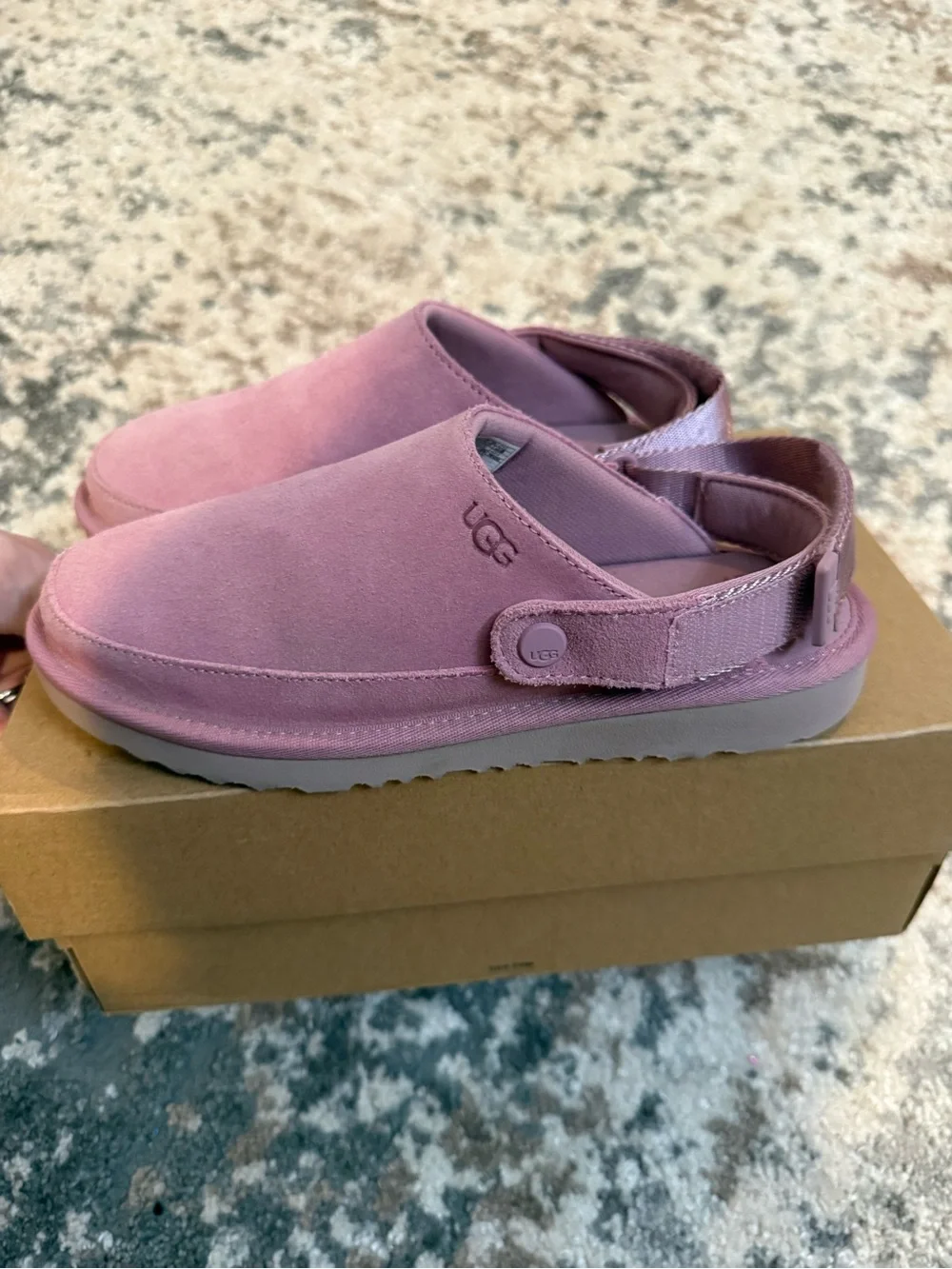 UGG Kids Mauve Slingback Clog
